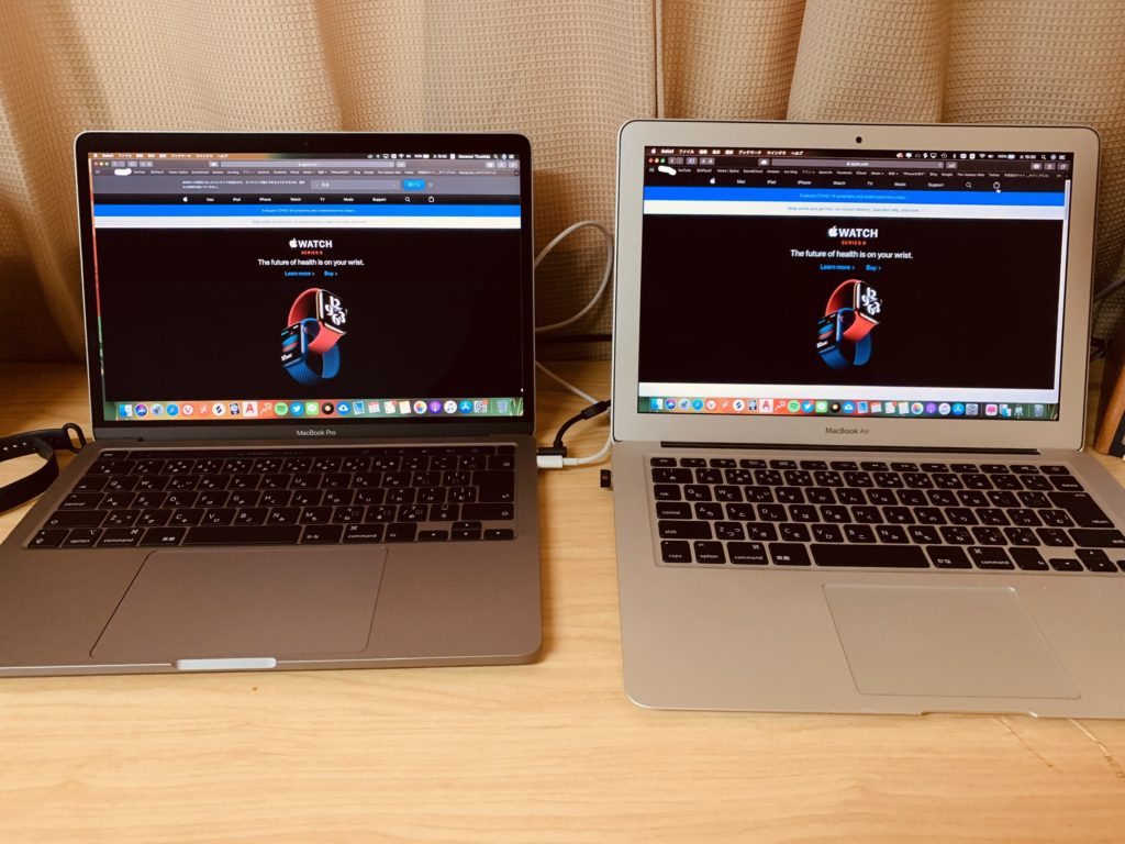 Macbook Air2015壊れたのでMacBook Pro 2020を購入しました。【感想など】