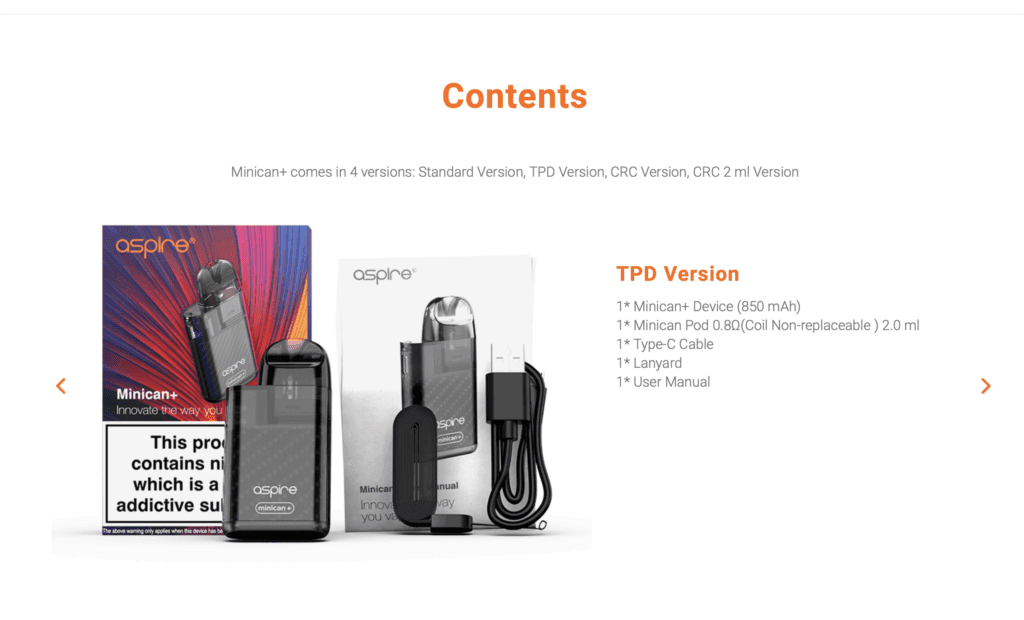 【VAPE】Aspire minican+ を買ったのでレビュー