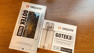 【VAPE】Aspire GOTEK nanoを買ったのでレビュー【４週間使用した感想まとめ】